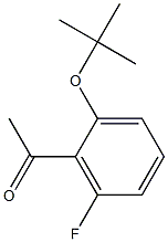 1-[2-(tert-butoxy)-6-fluorophenyl]ethan-1-one Struktur