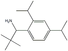 1-[2,4-bis(propan-2-yl)phenyl]-2,2-dimethylpropan-1-amine Struktur