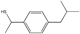 1-[4-(2-methylpropyl)phenyl]ethane-1-thiol Struktur