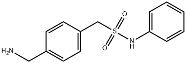 1-[4-(aminomethyl)phenyl]-N-phenylmethanesulfonamide Struktur