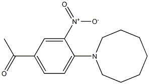 1-[4-(azocan-1-yl)-3-nitrophenyl]ethan-1-one Struktur