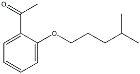 1-{2-[(4-methylpentyl)oxy]phenyl}ethan-1-one Struktur