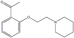 1-{2-[2-(piperidin-1-yl)ethoxy]phenyl}ethan-1-one Struktur