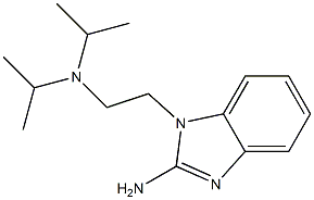 1-{2-[bis(propan-2-yl)amino]ethyl}-1H-1,3-benzodiazol-2-amine Struktur