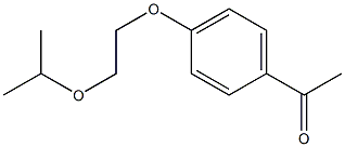 1-{4-[2-(propan-2-yloxy)ethoxy]phenyl}ethan-1-one Struktur