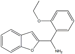 1-benzofuran-2-yl(2-ethoxyphenyl)methanamine Struktur