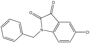 1-benzyl-5-chloro-2,3-dihydro-1H-indole-2,3-dione Struktur