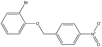 1-bromo-2-[(4-nitrobenzyl)oxy]benzene Struktur