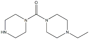 1-ethyl-4-(piperazin-1-ylcarbonyl)piperazine Struktur