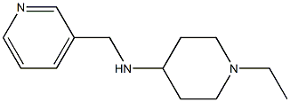 1-ethyl-N-(pyridin-3-ylmethyl)piperidin-4-amine Struktur