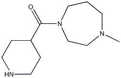 1-methyl-4-(piperidin-4-ylcarbonyl)-1,4-diazepane Struktur