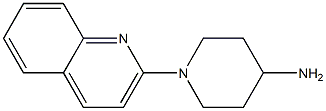 1-quinolin-2-ylpiperidin-4-amine Struktur