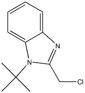 1-tert-butyl-2-(chloromethyl)-1H-1,3-benzodiazole Struktur