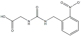 2-({[(2-nitrophenyl)methyl]carbamoyl}amino)acetic acid Struktur