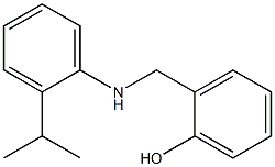 2-({[2-(propan-2-yl)phenyl]amino}methyl)phenol Struktur