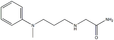 2-({3-[methyl(phenyl)amino]propyl}amino)acetamide Struktur