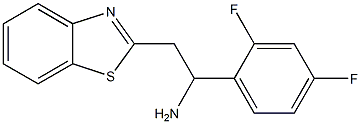 2-(1,3-benzothiazol-2-yl)-1-(2,4-difluorophenyl)ethan-1-amine Struktur