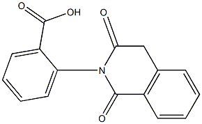 2-(1,3-dioxo-1,2,3,4-tetrahydroisoquinolin-2-yl)benzoic acid Struktur