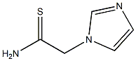 2-(1H-imidazol-1-yl)ethanethioamide Struktur