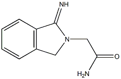 2-(1-imino-2,3-dihydro-1H-isoindol-2-yl)acetamide Struktur