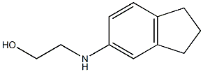 2-(2,3-dihydro-1H-inden-5-ylamino)ethan-1-ol Struktur