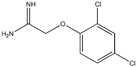 2-(2,4-dichlorophenoxy)ethanimidamide Struktur