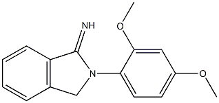 2-(2,4-dimethoxyphenyl)-2,3-dihydro-1H-isoindol-1-imine Struktur