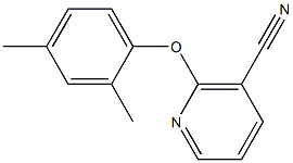 2-(2,4-dimethylphenoxy)nicotinonitrile Struktur