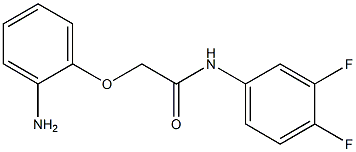 2-(2-aminophenoxy)-N-(3,4-difluorophenyl)acetamide Struktur