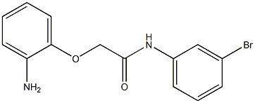 2-(2-aminophenoxy)-N-(3-bromophenyl)acetamide Struktur