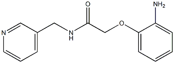 2-(2-aminophenoxy)-N-(pyridin-3-ylmethyl)acetamide Struktur