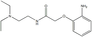 2-(2-aminophenoxy)-N-[2-(diethylamino)ethyl]acetamide Struktur