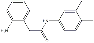 2-(2-aminophenyl)-N-(3,4-dimethylphenyl)acetamide Struktur