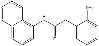 2-(2-aminophenyl)-N-(naphthalen-1-yl)acetamide Struktur