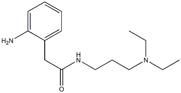 2-(2-aminophenyl)-N-[3-(diethylamino)propyl]acetamide Struktur