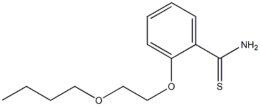 2-(2-butoxyethoxy)benzene-1-carbothioamide Struktur