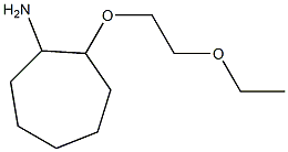 2-(2-ethoxyethoxy)cycloheptan-1-amine Struktur