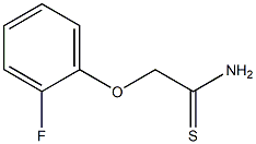 2-(2-fluorophenoxy)ethanethioamide Struktur