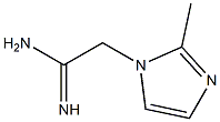 2-(2-methyl-1H-imidazol-1-yl)ethanimidamide Struktur