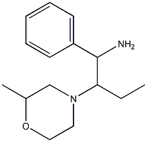 2-(2-methylmorpholin-4-yl)-1-phenylbutan-1-amine Struktur