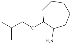 2-(2-methylpropoxy)cycloheptan-1-amine Struktur