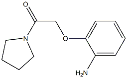 2-(2-oxo-2-pyrrolidin-1-ylethoxy)aniline Struktur