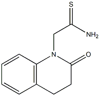 2-(2-oxo-3,4-dihydroquinolin-1(2H)-yl)ethanethioamide Struktur