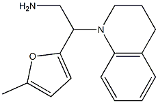 2-(3,4-dihydroquinolin-1(2H)-yl)-2-(5-methyl-2-furyl)ethanamine Struktur