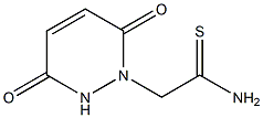 2-(3,6-dioxo-3,6-dihydropyridazin-1(2H)-yl)ethanethioamide Struktur