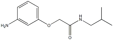 2-(3-aminophenoxy)-N-isobutylacetamide Struktur