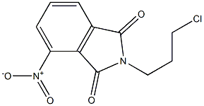 2-(3-chloropropyl)-4-nitro-2,3-dihydro-1H-isoindole-1,3-dione Struktur