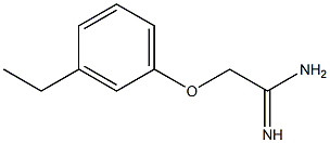 2-(3-ethylphenoxy)ethanimidamide Struktur