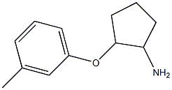 2-(3-methylphenoxy)cyclopentanamine Struktur