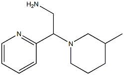 2-(3-methylpiperidin-1-yl)-2-(pyridin-2-yl)ethan-1-amine Struktur